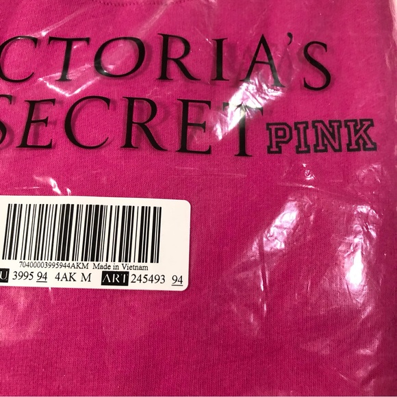 Victoria’s Secret PINK Everyday Lounge Pullover in Berry Raspberry NWT Medium ❤️ - Picture 2 of 3